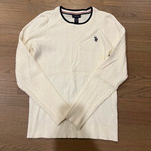 White US Polo Assn sweater for sale
